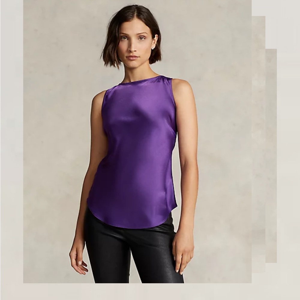 AUTHENTICATED
Satin Bow-Back Sleeveless Top
Polo Ralph Lauren